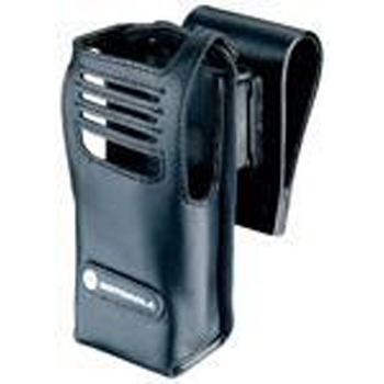 vue du MOTOROLA Housse transport cuir pour ceinture GP330-340 Li