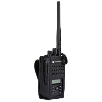 vue du MOTOROLA Étui en cuir rigide pour DP2600