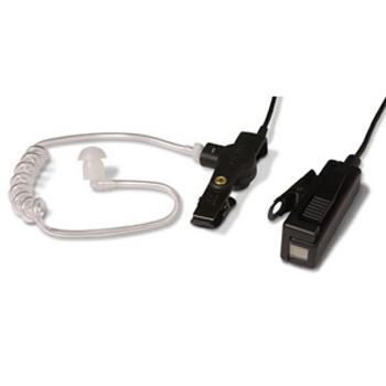 vue du MOTOROLA Micro-oreillette noir avec tube accoustique GP344-388