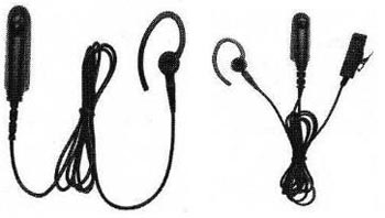 vue du MOTOROLA Ecouteur discret avec micro et PTT noir GP