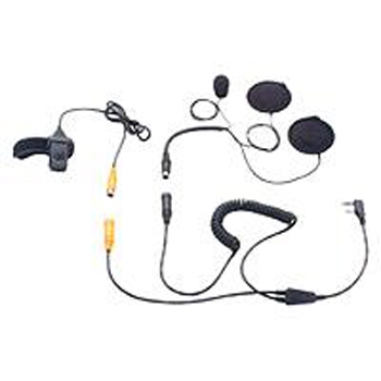 vue du KENWOOD Micro écouteur moto pour casque intégral UBZ