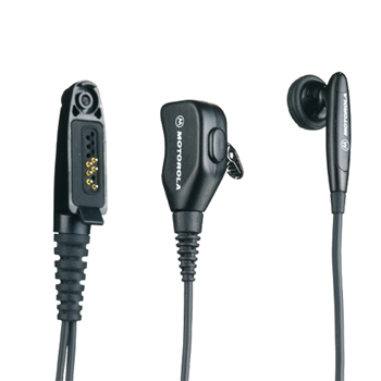 vue du MOTOROLA Micro cravate avec oreillette mousse GP344-388